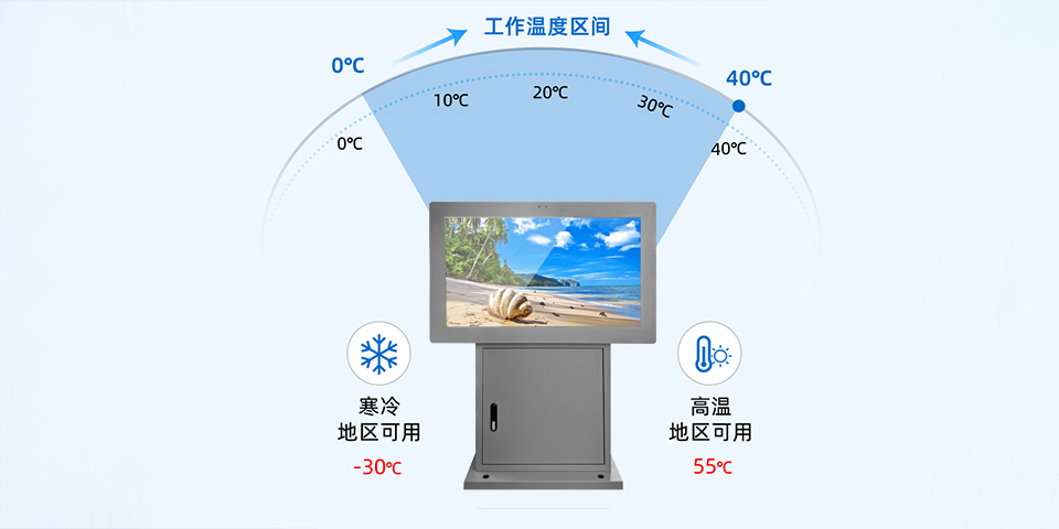 韓國灰色戶外立式廣告機